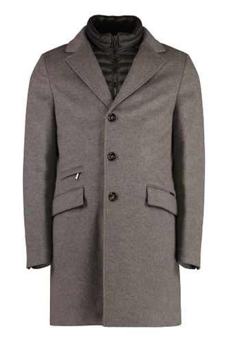 Harris Wool And Cashmere Coat - Moorer - Modalova