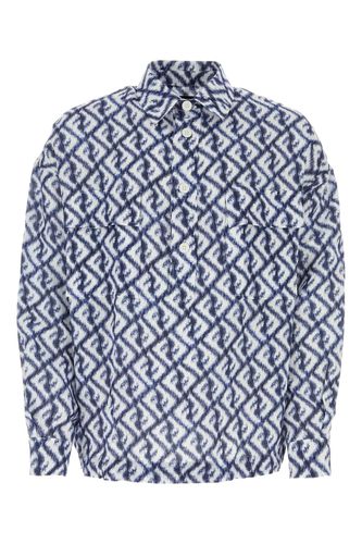 Fendi Embroidered Linen Shirt - Fendi - Modalova