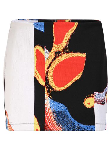 Mini Skirt With Abstract Print - AMBUSH - Modalova