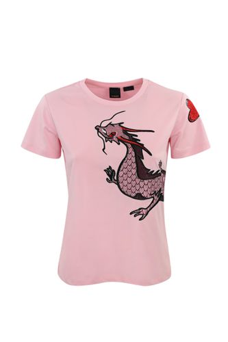 Quentin T-shirt With Glitter Design - Pinko - Modalova
