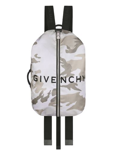 Man Adjustable G-zip Nylon Backpack With Camouflage Print - Givenchy - Modalova