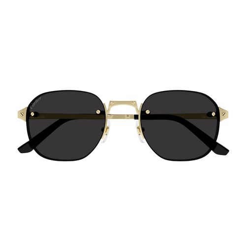 Ct0459s Santos De Cartier 001 Gold Sunglasses - Cartier Eyewear - Modalova