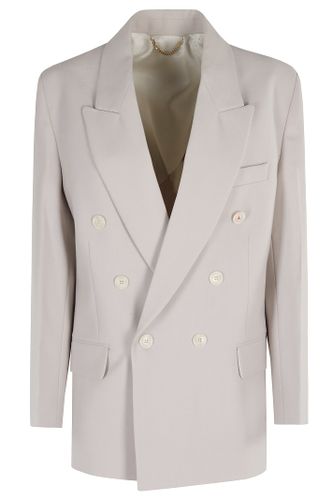 Relaxed Double Breasted Jacket - Victoria Beckham - Modalova