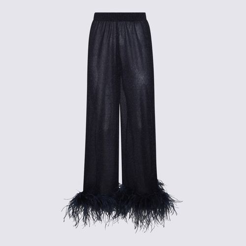 Oseree Dark Blue Pants - Oseree - Modalova