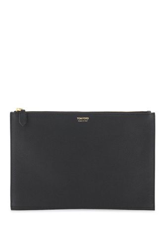 Tom Ford Leather Flat Pouch - Tom Ford - Modalova