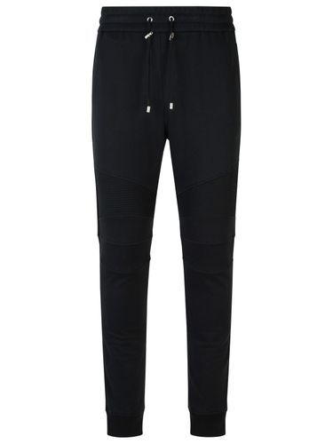 Balmain jogger Black Cotton Pants - Balmain - Modalova