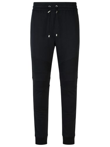 Balmain jogger Black Cotton Pants - Balmain - Modalova