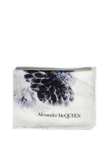 Graphic Printed Scarf - Alexander McQueen - Modalova