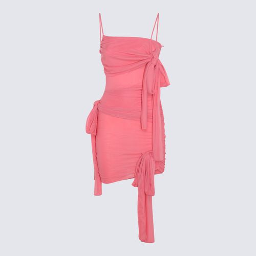 Pink Strech Padded Mini Dress - Blumarine - Modalova