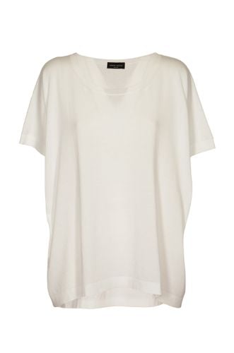 Round Neck Loose-fit Plain T-shirt - Roberto Collina - Modalova