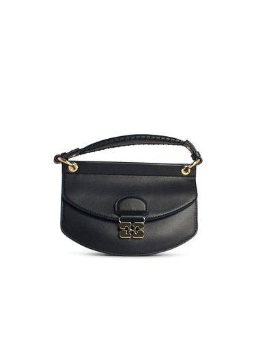 Ganni apo-g Black Leather Bag - Ganni - Modalova