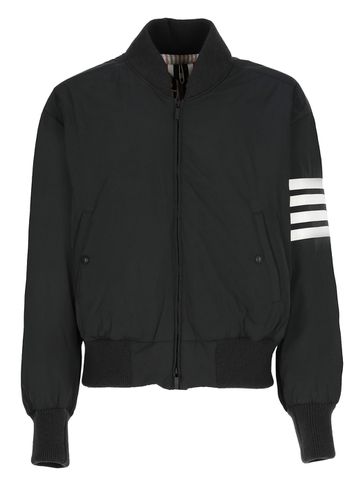 Bar Down Fill Oversized Bomber Jacket - Thom Browne - Modalova