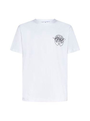 Off-White T-shirt In White Cotton - Off-White - Modalova