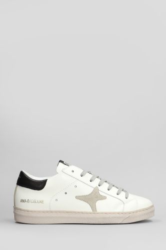 AMA-BRAND Sneakers In White Leather - AMA-BRAND - Modalova