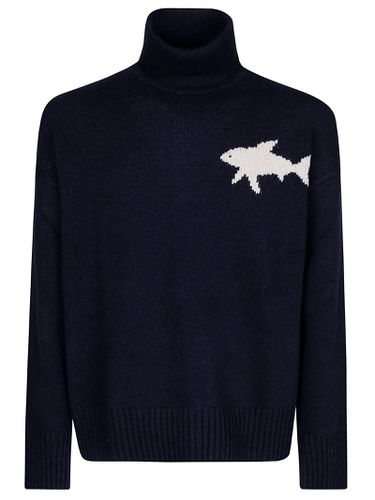 Crewneck With Shark Intarsia - Paul & Shark - Modalova