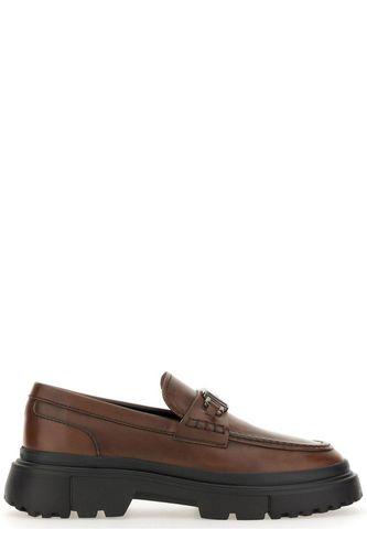 Hogan Chunky Logo Plaque Loafers - Hogan - Modalova