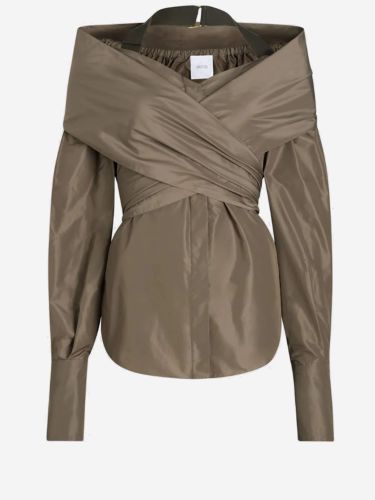 Recycled Nylon Crossover Blouse - Patou - Modalova