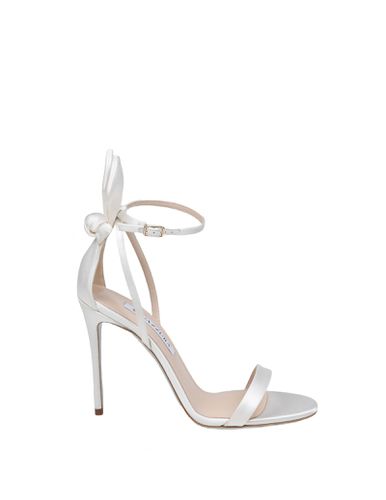 Aquazzurra Bow Tie Sandal 105 In Satin - Aquazzura - Modalova