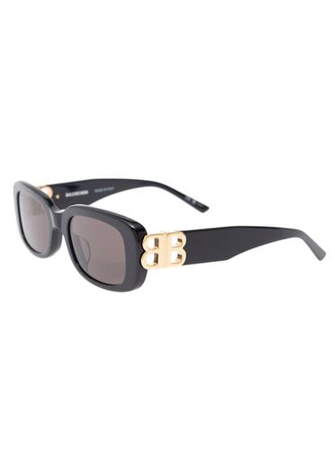 Dynasty 0310sk Rectangular Sunglasses With Bb Logo Detail In Acetate Woman - Balenciaga - Modalova