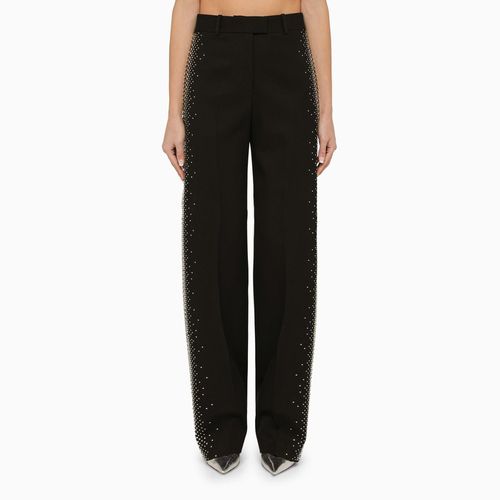 Wool Jagger Trousers With Thermostrass - The Attico - Modalova