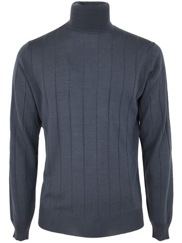 Royal Merino Long Sleeves Turtle Neck Sweater - Filippo De Laurentiis - Modalova