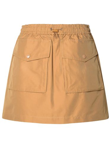 Cargo Miniskirt In Cotton Blend - Moncler - Modalova