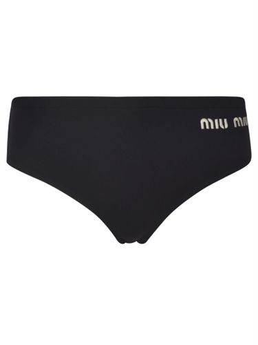 Miu Miu Side Logo Swim Briefs - Miu Miu - Modalova