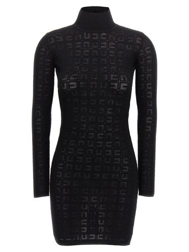 Openwork Logo Dress - Elisabetta Franchi - Modalova