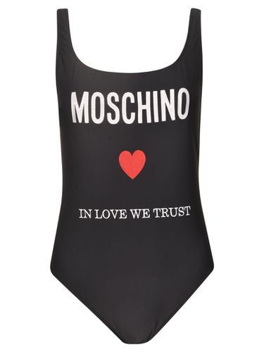 Moschino In Love We Trust Bodysuit - Moschino - Modalova