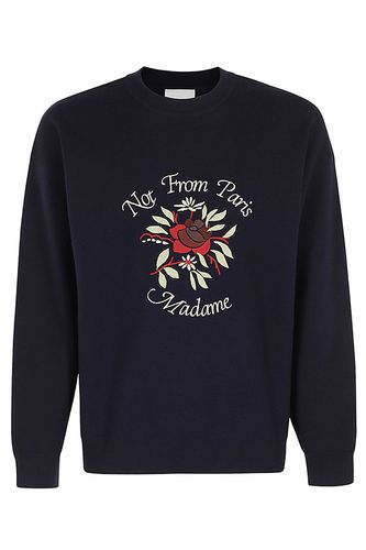 Le Maille Slogan Fleurs - Drôle de Monsieur - Modalova