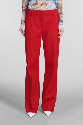 Casablanca Pants In Red Wool - Casablanca - Modalova