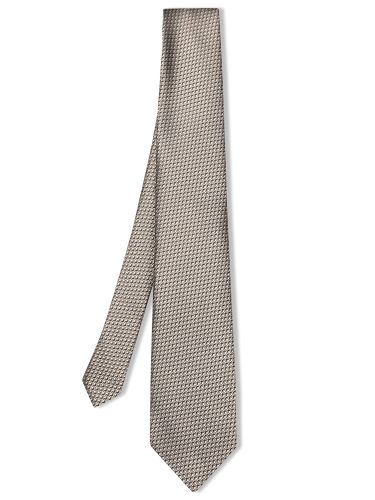 Tom Ford Vicuna Grey Silk Tie - Tom Ford - Modalova