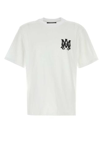 AMIRI White Cotton T-shirt - AMIRI - Modalova