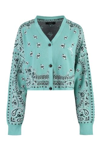 Cropped-length Knitted Cardigan - AMIRI - Modalova