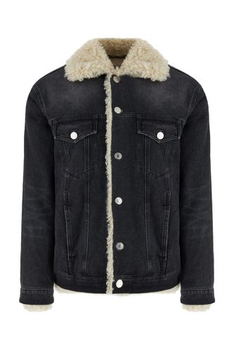 Charcoal Denim Jacket - Ami Alexandre Mattiussi - Modalova