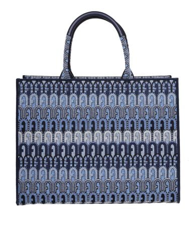 Opportunity L Shoppinh Bag In Jacquard Fabric - Furla - Modalova