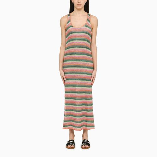 Multicoloured Striped Long Dress - Roberto Collina - Modalova