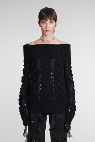 Blumarine Knitwear In Black Wool - Blumarine - Modalova