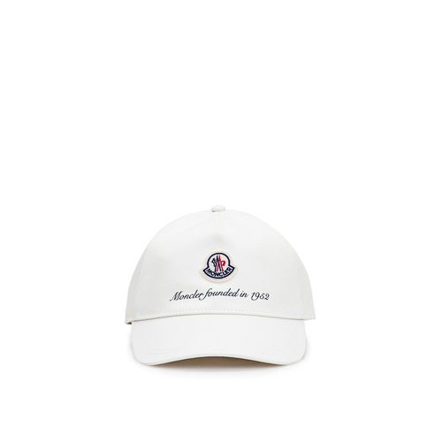 Moncler Cotton Logo Hat - Moncler - Modalova