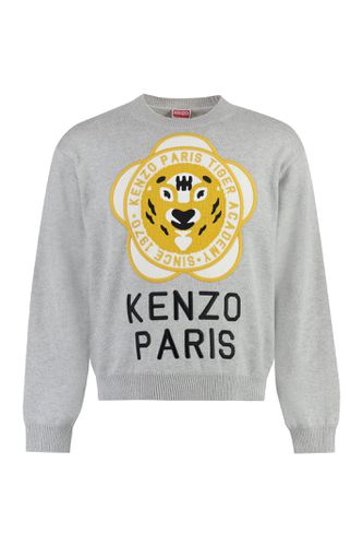 Kenzo Wool-blend Crew-neck Sweater - Kenzo - Modalova