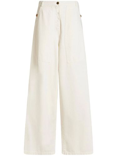Etro White Cotton Denim Jeans - Etro - Modalova