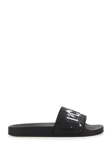 Dsquared2 Slide Sandal With Logo - Dsquared2 - Modalova