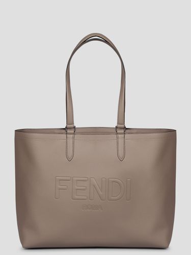 Fendi Roma Leather Shopping Bag - Fendi - Modalova