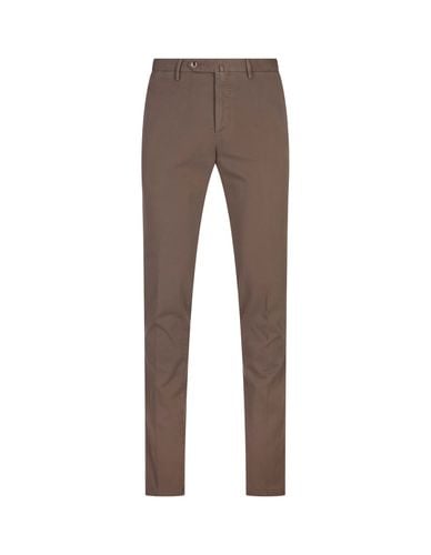 Stretch Cotton Slim Fit Trousers - PT Torino - Modalova