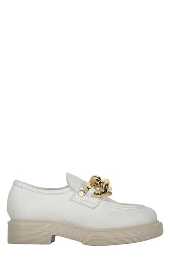 Love Moschino Leather Loafers - Love Moschino - Modalova