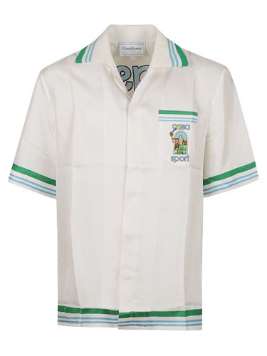 Casablanca Le Jeu Colore Silk Shirt - Casablanca - Modalova