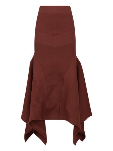 The Attico Asymmetrical Midi Skirt - The Attico - Modalova