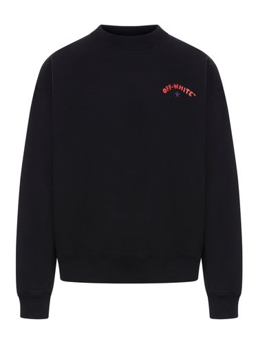 Logo Printed Crewneck Sweatshirt - Off-White - Modalova