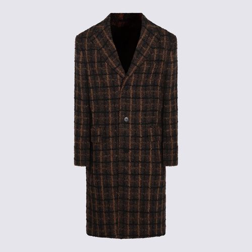 Versace Boucle Tweed Coat - Versace - Modalova