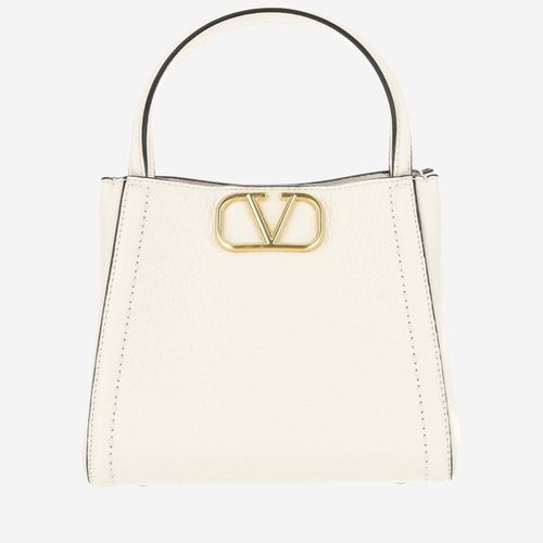 Alltime Small Handbag Made Of Grained Calf Leather - Valentino Garavani - Modalova